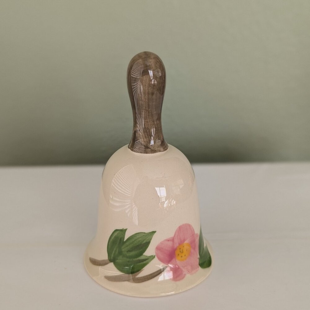 Franciscan Desert Rose earthenware bell